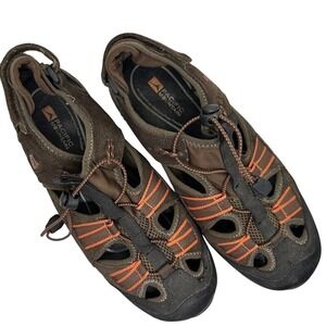 Pacific‎ Mountain Outdoor Brown Orange Sport Sandals Hiking Water Shoes Men's 10